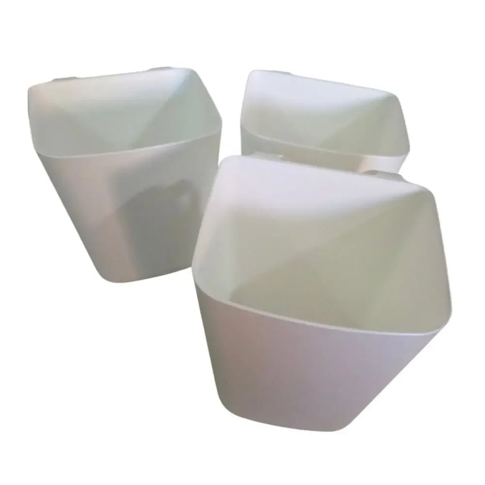 New Set 3 Ikea Container White SUNNERSTA 503.037.35 Square 4 3/4x4 3/8 "